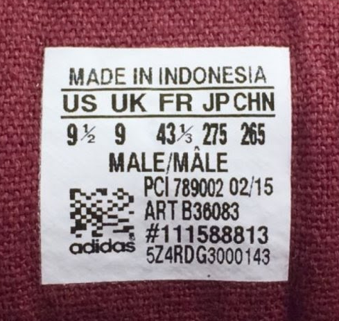 Cara Cek Barcode Adidas
