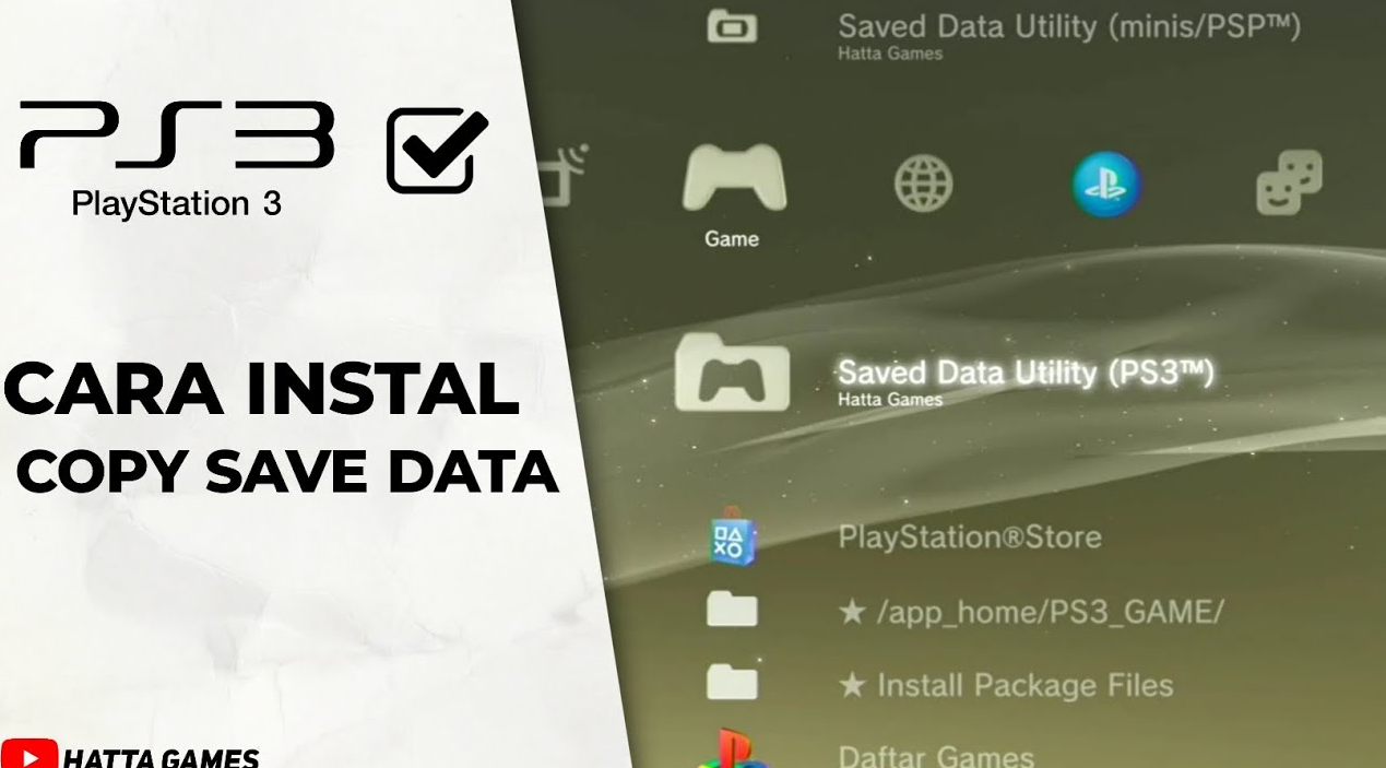 Cara Copy Save Data PS3