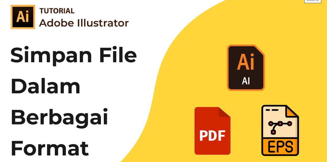 Cara Save PDF di Adobe Illustrator