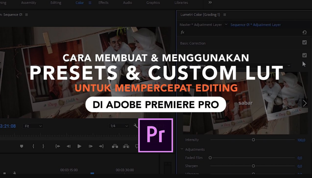 Cara Menambahkan LUT di Adobe Premiere