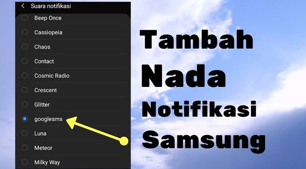 Cara Menambah Nada SMS di Samsung