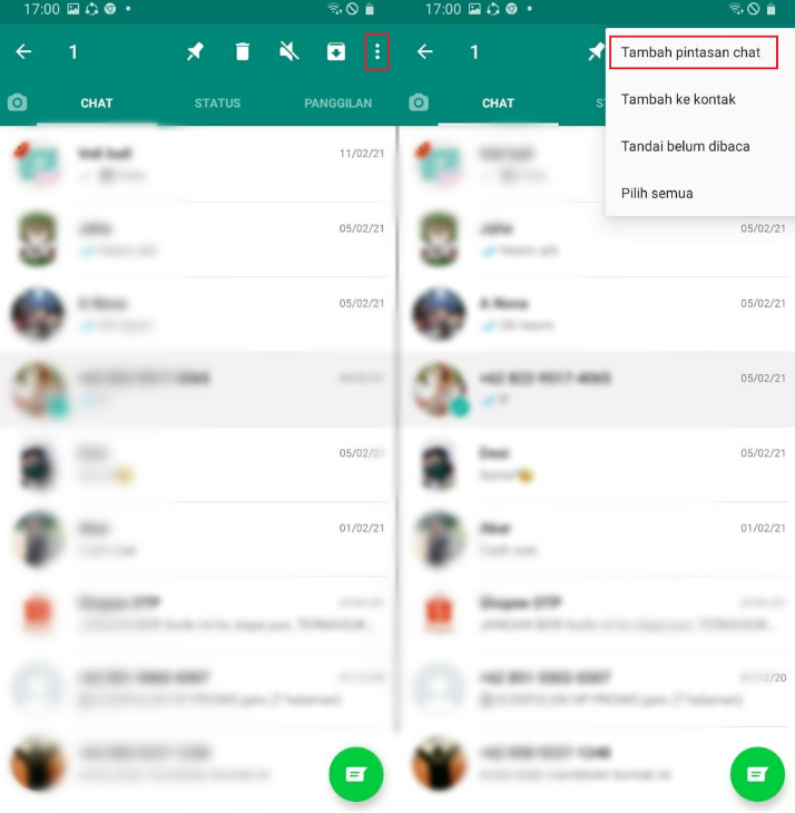 Cara Menampilkan Chat WhatsApp di Layar Utama