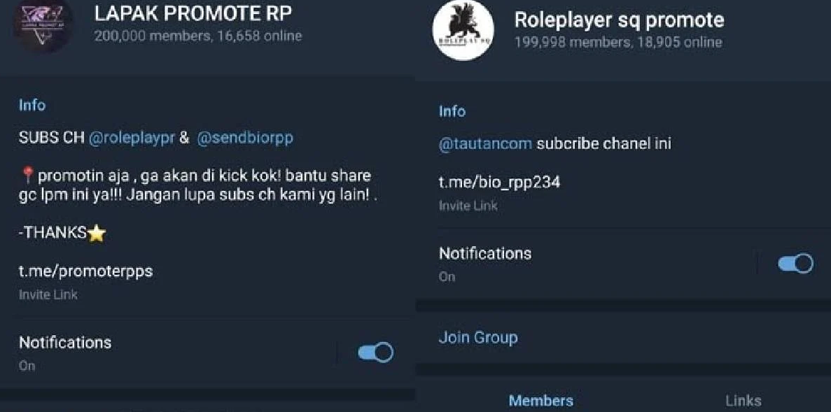 Cara Bermain Roleplayer di Telegram