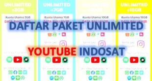 Cara Mendapatkan Unlimited Youtube Indosat Gratis