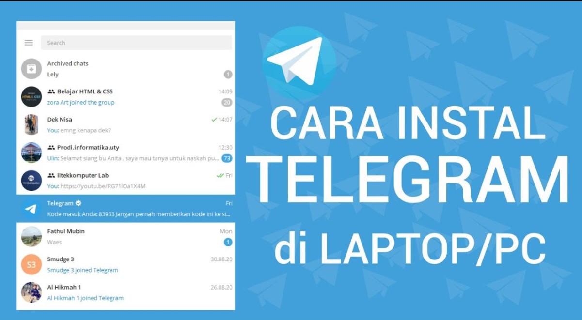 Cara Instal Telegram di Laptop