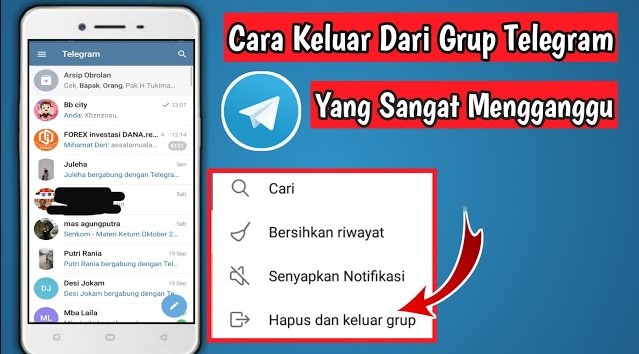 Cara Keluar dari Grup Telegram