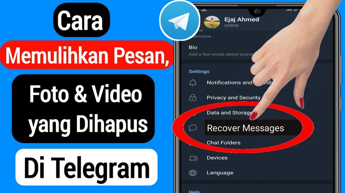 Cara Mengembalikan Chat di Telegram